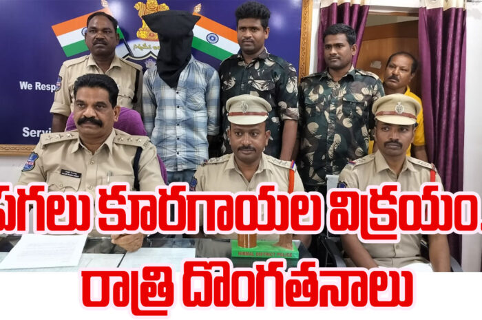 thief arrested: పగలు కూరగాయల విక్రయం.. రాత్రి దొంగతనాలు