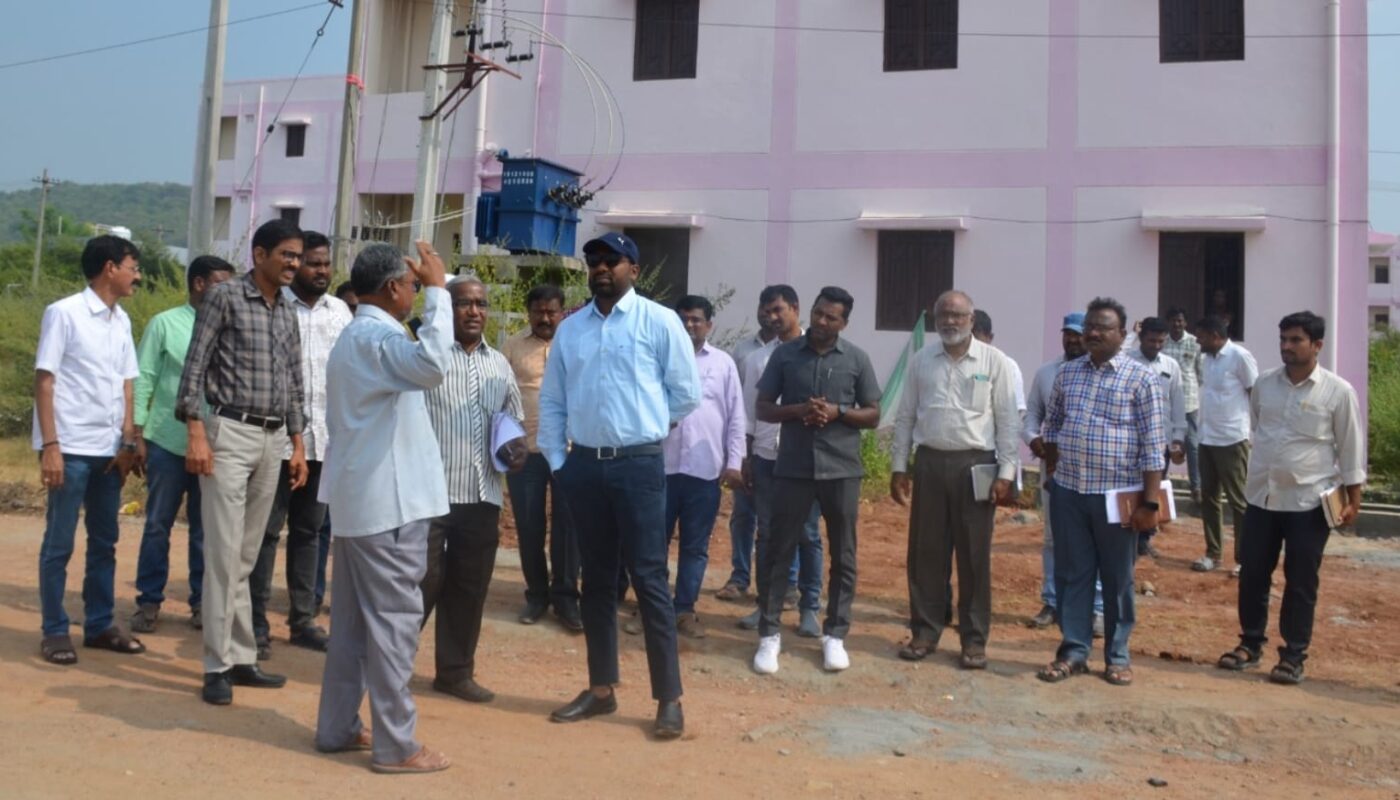 Inspection of works of 2 BHK houses