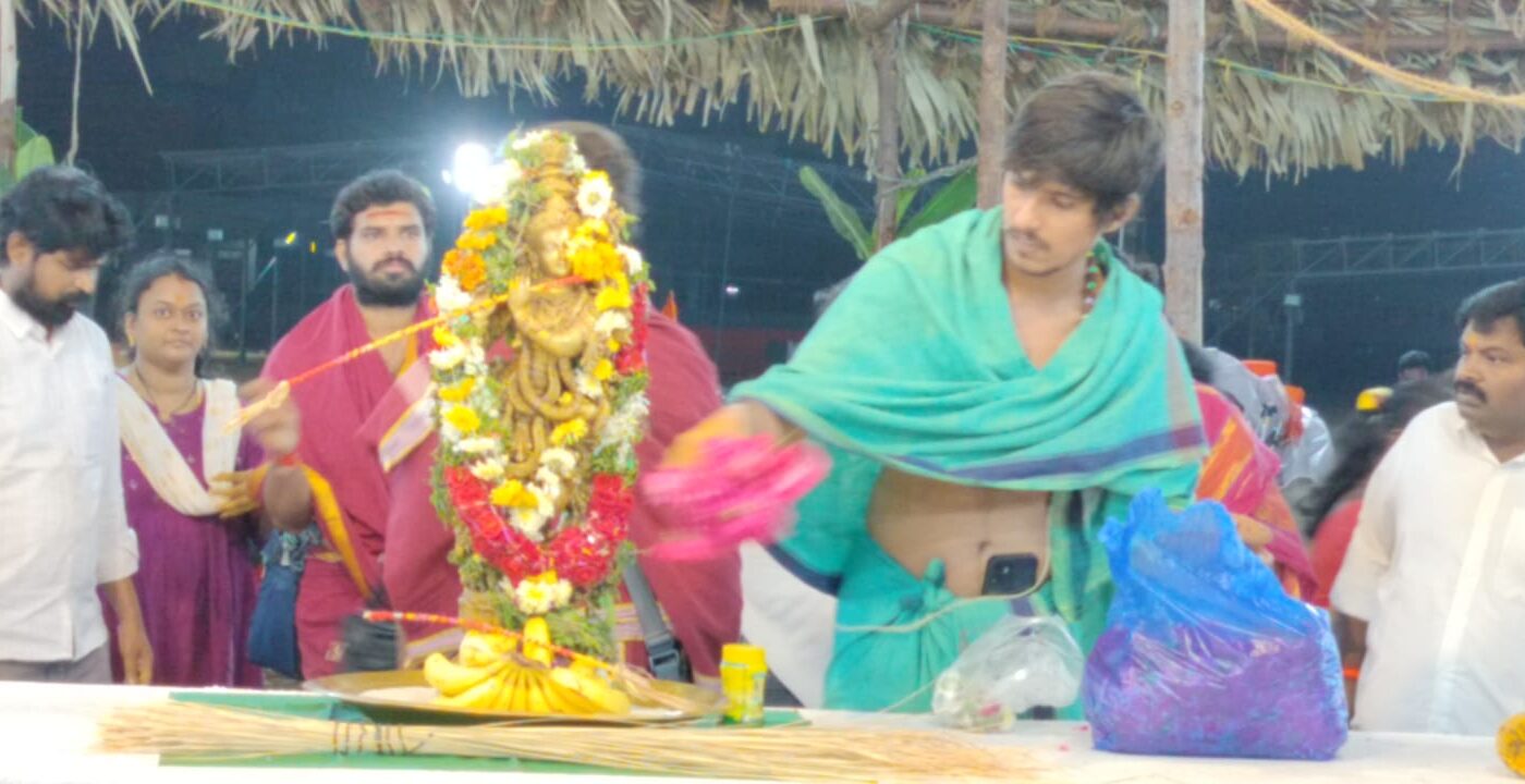 Installation of the idol of Lord Krishna