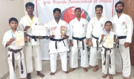 Talent in national level karate