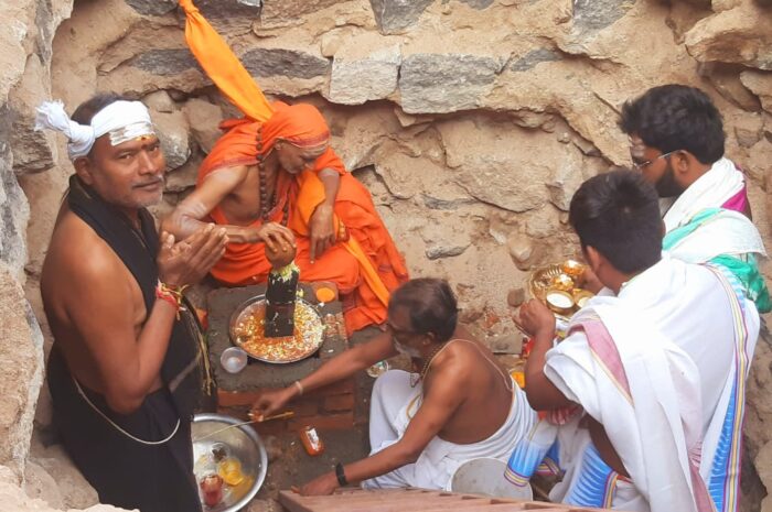 Foundation stone of Markandeya temple construction: మార్కండేయ ఆలయ నిర్మాణానికి శంకుస్థాపన