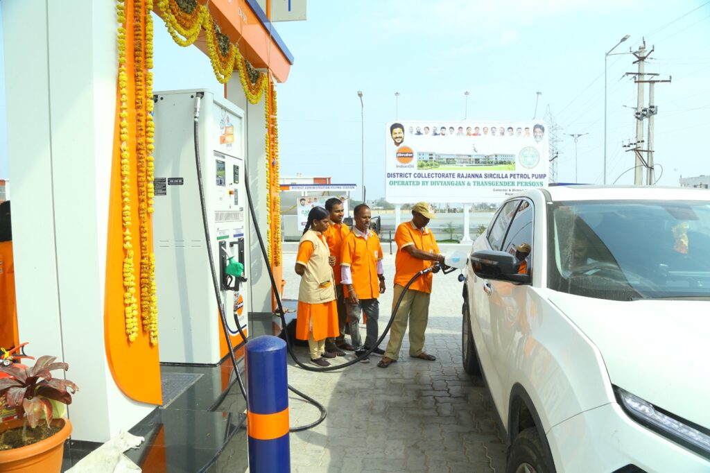 Transgenders Petrol Bunk