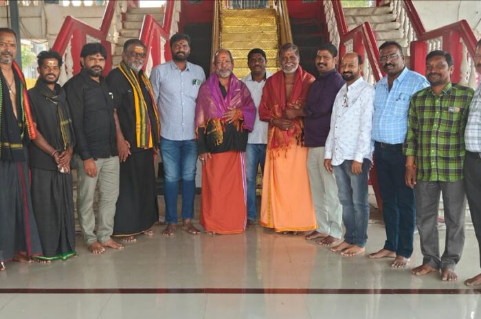 Honor to the Presidents of Ayyappa Temple Committee: అయ్యప్ప ఆలయకమిటీ అధ్యక్షులకు సన్మానం