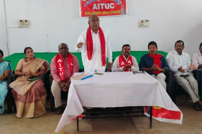 Chada Venkata Reddy: అసంఘటిత రంగ కార్మికులకు సంక్షేమ బోర్డు ఏర్పాటు చేయాలి: సీపీఐ జాతీయ కార్యవర్గ సభ్యులు చాడ వెంకటరెడ్డి