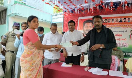 Distribution of Kalyan Lakshmi Cheques