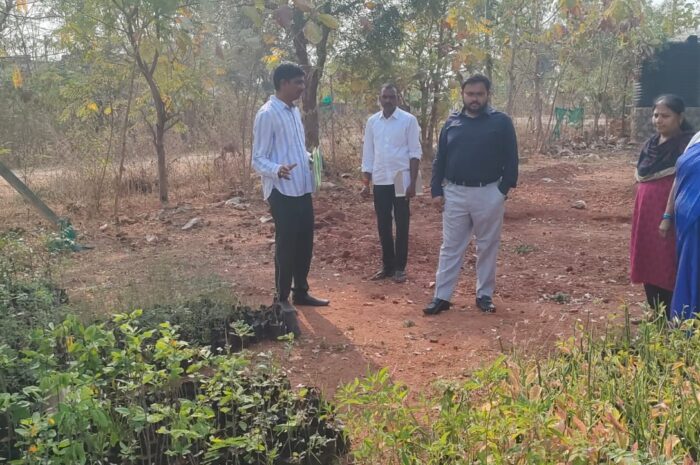Visit the nursery: నర్సరీలో మొక్కలు సిద్ధం చేయాలి: అదనపు కలెక్టర్ ఫైజాన్ అహ్మద్