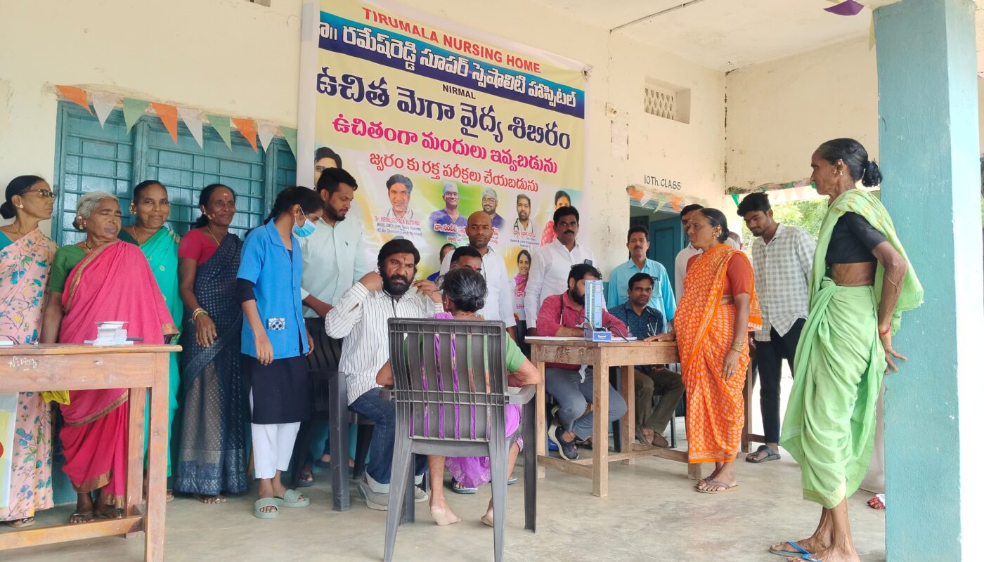 Free Medical Camp in Khanapur Surjapur by BRS Party