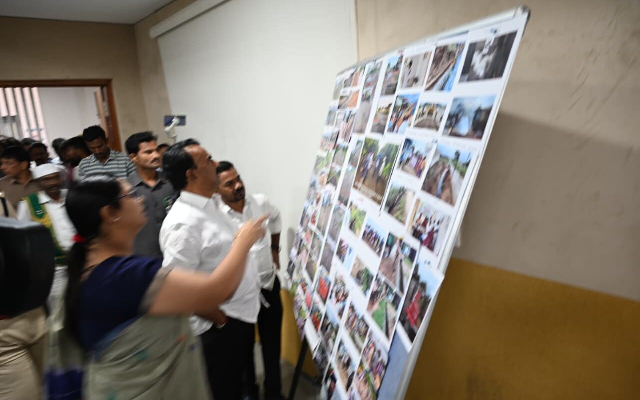Telangana heavy rains relief Jupally Krishna Rao Nirmal floods crop damage