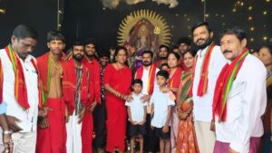 MLA Vedma Bojju Patel Performs Durga Mata Pooja at Ambedkar Nagar