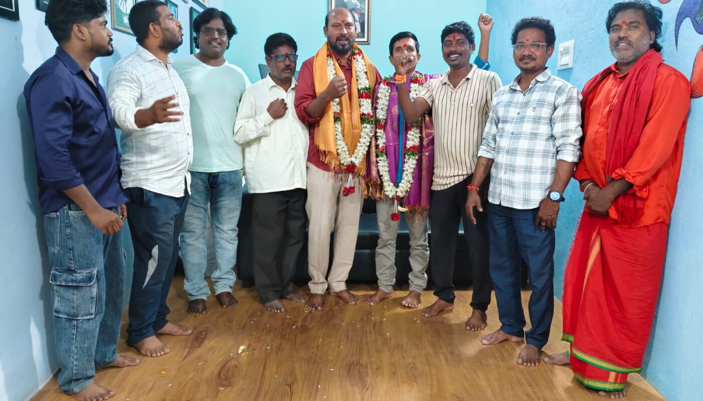 Rajender Goud elected as Nirmal District Artist Union President