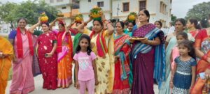 Bonalu Festival Celebrations at Divyanagar with MLA’s Wife Kavitha Participation