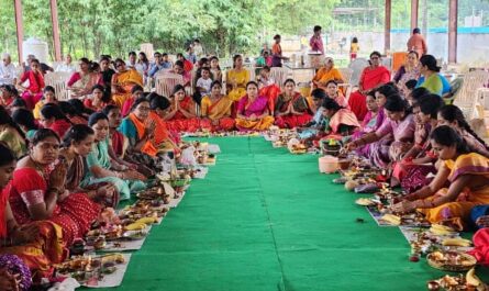 Divyanagar Durga Mata Kumkuma Puja Annadanam Dandiya Nirmal