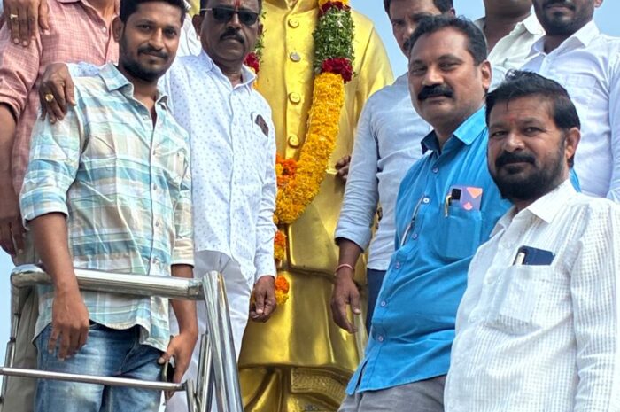 Konda Laxman Bapuji Vardhanti celebrations Nirmal: కొండా లక్ష్మణ్ బాపూజీ ఆశయాలను కొనసాగిద్దాం: పద్మశాలి సంఘం జిల్లా అధ్యక్షుడు చిలుక రమణ