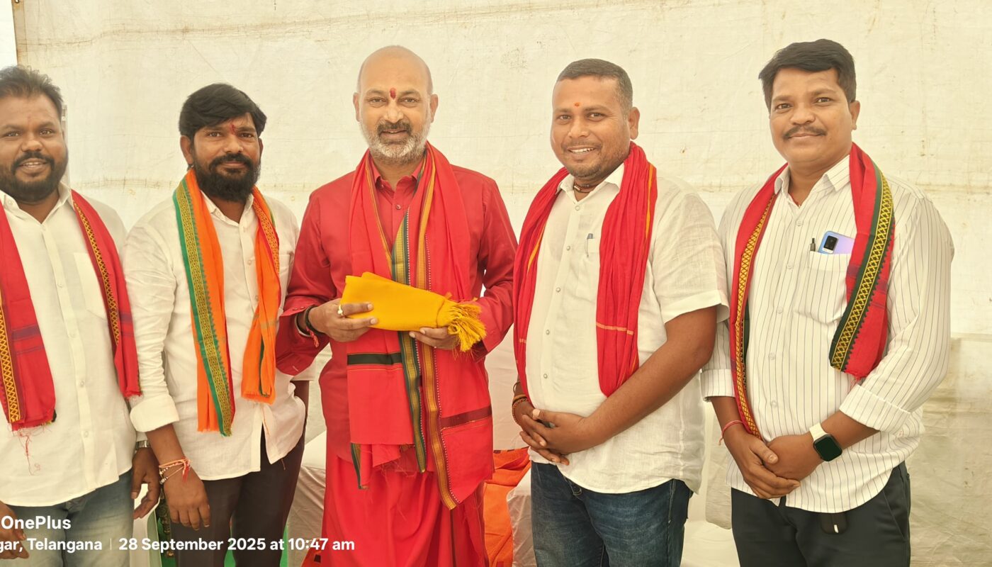 BJP Leaders Meet Bandi Sanjay, Call for Strength in Upcoming Local Body Elections