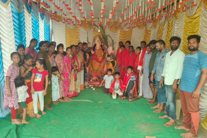Sharannavaratri special pujas in Khanapur: నేత్రపర్వంగా అమ్మవారికి పూజలు