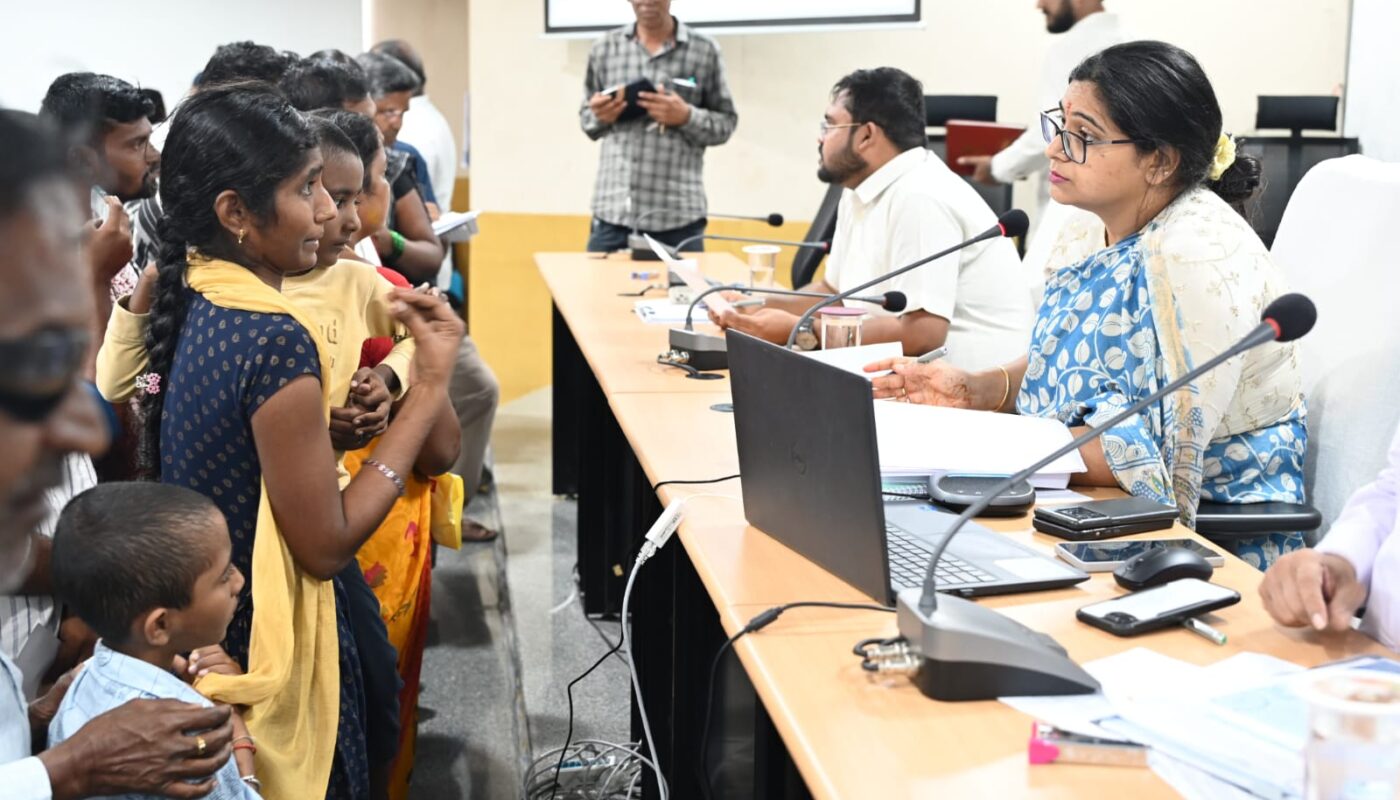 Nirmal Collector directs speedy resolution of Prajavani applications