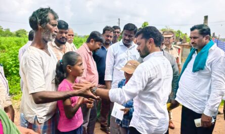 MLA Bojju Patel Assures Support to Lightning Victims’ Family