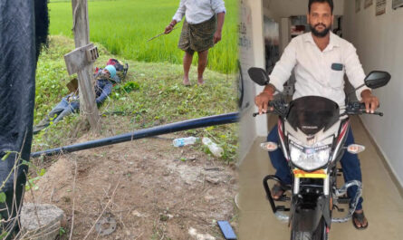 Grass cutting accident
