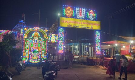 Sri Lakshmi Venkateshwara Swamy Brahmotsavam celebrations in Surjapur, Khanapur