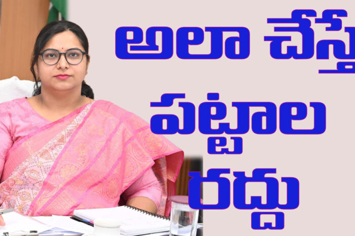 Nirmal Collector:  అలా చేస్తే పట్టాల రద్దు.. కలెక్టర్ అభిలాష అభినవ్